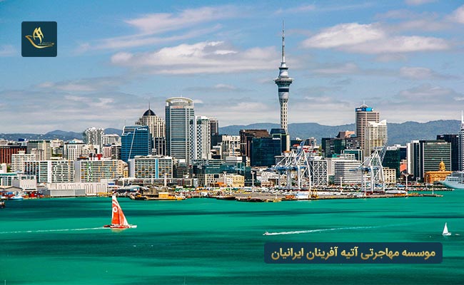 شهر آوکلند در کشور نیوزلند 