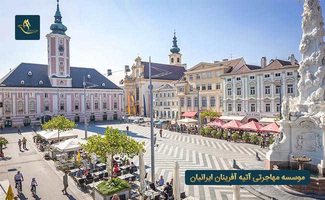 شهر زانکت پولتن (Sankt Pölten) در کشور اتریش