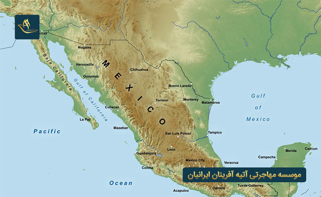 جغرافیا و آب و هوای کشور مکزیک